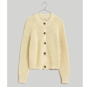 Madewell Rib Raglan Sleeve Cardigan